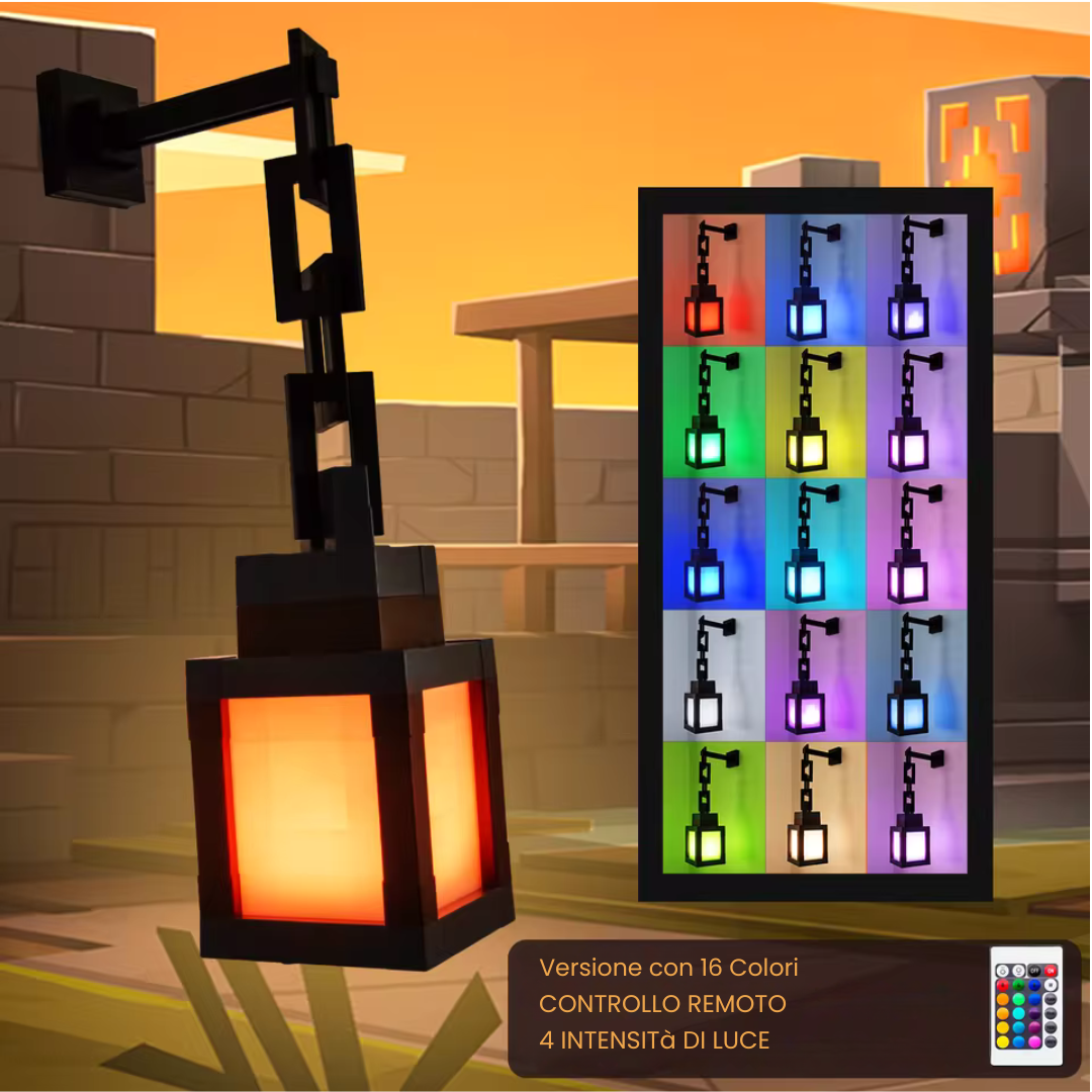 Lanterna Decorativa Portatile di Minecraft